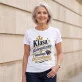 Koszulka Damska Biała Na 75 Urodziny Prezent Dla Kobiety: Sarkastyczna Elegancja