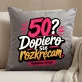Poduszka Dekoracyjna Na 50 Urodziny Prezent Dla Kobiety: 50? Dopiero Się Rozkręcam Poduszka Dekoracyjna Na 50 Urodziny Prezent Dla Kobiety: 50? Dopiero Się Rozkręcam