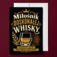 Kartka z Życzeniami Dla Konesera Whisky Dla Mężczyzny: Dębowa Elegancja Kartka z Życzeniami Dla Konesera Whisky Dla Mężczyzny: Dębowa Elegancja