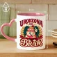 Kubek Z Nadrukiem Na Urodziny Prezent Dla Kobiety: Urodzona Do Braw Kubek Z Nadrukiem Na Urodziny Prezent Dla Kobiety: Urodzona Do Braw