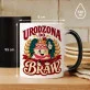 Kubek Z Nadrukiem Na Urodziny Prezent Dla Kobiety: Urodzona Do Braw Kubek Z Nadrukiem Na Urodziny Prezent Dla Kobiety: Urodzona Do Braw
