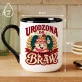 Kubek Z Nadrukiem Na Urodziny Prezent Dla Kobiety: Urodzona Do Braw Kubek Z Nadrukiem Na Urodziny Prezent Dla Kobiety: Urodzona Do Braw