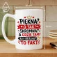 Kubek Z Nadrukiem Na Mikołaja Prezent Dla Kobiety: To Fakt