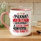 Kubek Z Nadrukiem Na Mikołaja Prezent Dla Kobiety: To Fakt