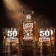 Zestaw Do Whisky Na 50 Urodziny Prezent Dla Mężczyzny: Dojrzały Humor Zestaw Do Whisky Na 50 Urodziny Prezent Dla Mężczyzny: Dojrzały Humor