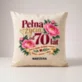 Poduszka Dekoracyjna Na 70 Prezent Dla 70 Latki Kobiety: Pełna Życia Od 70 Lat