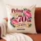 Poduszka Dekoracyjna Na 70 Prezent Dla 70 Latki Kobiety: Pełna Życia Od 70 Lat