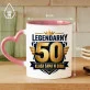 Kubek Z Nadrukiem Na 50 Urodziny Mężczyzny Prezent Na 50 Urodziny Dla Mężczyzny: Legendarny Kubek Z Nadrukiem Na 50 Urodziny Mężczyzny Prezent Na 50 Urodziny Dla Mężczyzny: Legendarny