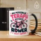 Kubek Z Nadrukiem Dla Rowerzystki Prezent Dla Kobiety: Rowerowa Terapia Kubek Z Nadrukiem Dla Rowerzystki Prezent Dla Kobiety: Rowerowa Terapia