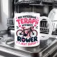 Kubek Z Nadrukiem Dla Rowerzystki Prezent Dla Kobiety: Rowerowa Terapia Kubek Z Nadrukiem Dla Rowerzystki Prezent Dla Kobiety: Rowerowa Terapia