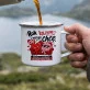 Kubek Emaliowany Na Pierwszą Rocznicę Związku Prezent Na Walentynki Dla Kobiety: Rok Razem Z Humorem Kubek Emaliowany Na Pierwszą Rocznicę Związku Prezent Na Walentynki Dla Kobiety: Rok Razem Z Humorem