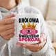 Kubek Z Nadrukiem Na Mikołajki Prezent Dla Kobiety: Królowa Świętego Spokoju Kubek Z Nadrukiem Na Mikołajki Prezent Dla Kobiety: Królowa Świętego Spokoju