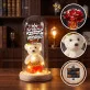 Wieczna Róża z Misiem Na 70 Urodziny Prezent Dla 70 Latki Kobiety: Żartobliwa Elegancja