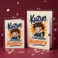 Kartka z Życzeniami Dla Kuzyna Dla Mężczyzny: Chibi Wesoły Kuzyn