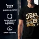 Koszulka Męska Dla Taty Prezent Na Dzień Ojca Dla Mężczyzny: Tata Zasilany Kawą