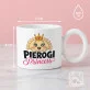 Kubek Z Okrągłym Uchem Dla Kucharki Prezent Dla Kobiety: Pierogi Princess Kubek Z Okrągłym Uchem Dla Kucharki Prezent Dla Kobiety: Pierogi Princess