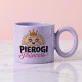 Kubek Z Okrągłym Uchem Dla Kucharki Prezent Dla Kobiety: Pierogi Princess Kubek Z Okrągłym Uchem Dla Kucharki Prezent Dla Kobiety: Pierogi Princess