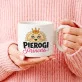 Kubek Z Okrągłym Uchem Dla Kucharki Prezent Dla Kobiety: Pierogi Princess Kubek Z Okrągłym Uchem Dla Kucharki Prezent Dla Kobiety: Pierogi Princess