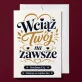 Kartka z Życzeniami Na Rocznicę Ślubu Na Walentynki Dla Mężczyzny: Wieczna Bliskość Kartka z Życzeniami Na Rocznicę Ślubu Na Walentynki Dla Mężczyzny: Wieczna Bliskość