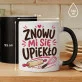 Kubek Z Nadrukiem Dla Cukiernika Prezent Dla Mężczyzny: Znowu Mi Się Upiekło Kubek Z Nadrukiem Dla Cukiernika Prezent Dla Mężczyzny: Znowu Mi Się Upiekło