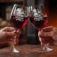 Dwa Kieliszki Do Wina Dla Mamy i Taty Prezent Dla Pary: Kompas Rodziny Dwa Kieliszki Do Wina Dla Mamy i Taty Prezent Dla Pary: Kompas Rodziny