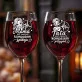 Dwa Kieliszki Do Wina Dla Mamy i Taty Prezent Dla Pary: Kompas Rodziny Dwa Kieliszki Do Wina Dla Mamy i Taty Prezent Dla Pary: Kompas Rodziny