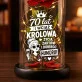Wieczna Róża W Szkle Dla 70 Latki Prezent Na 70 Urodziny Dla Kobiety: Królowa 70 Lat