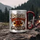 Kubek Metalowy z Karabińczykiem Dla Babci Prezent Na Dzień Babci Dla Kobiety: Retro Babcina Radość Kubek Metalowy z Karabińczykiem Dla Babci Prezent Na Dzień Babci Dla Kobiety: Retro Babcina Radość