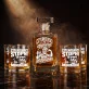 Zestaw Do Whisky Na 40Stke Prezent Dla Mężczyzny: Męska Rozgrzewka