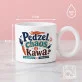 Kubek Z Okrągłym Uchem Dla Artystycznej Duszy Prezent Dla Kobiety: Śródziemnomorska