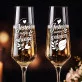 Dwa Kieliszki Do Szampana Na Walentynki Prezent Na Rocznicę Dla Pary: Odwaga I Spokój Dwa Kieliszki Do Szampana Na Walentynki Prezent Na Rocznicę Dla Pary: Odwaga I Spokój
