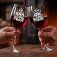 Dwa Kieliszki Do Wina Na Walentynki Prezent Na Rocznicę Dla Pary: Duet Toastów Śródziemskich Dwa Kieliszki Do Wina Na Walentynki Prezent Na Rocznicę Dla Pary: Duet Toastów Śródziemskich