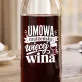 Karafka Do Wina Na Rocznicę Ślubu Prezent Na Walentynki Dla Pary: Typograficzny Toast Małżeński Karafka Do Wina Na Rocznicę Ślubu Prezent Na Walentynki Dla Pary: Typograficzny Toast Małżeński