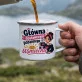 Kubek Emaliowany Dla Partnerki Prezent Na Walentynki Dla Kobiety: Poranne Królestwo