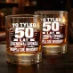 Szklanka Do Whisky Na 50 Urodziny Mężczyzny Prezent Na 50 Urodziny Dla Mężczyzny: To Tylko 50 Lat,