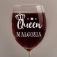 Queen - Grawerowany kieliszek do wina