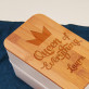 Queen of everything - Bambusowy Lunchbox z grawerem