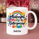 Różowy Zestaw Prezentowy z Kubkiem Dla Pani Z Przedszkola Dla Kobiety: Mistrzyni Małych