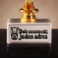 Statuetka Z Grawerem Na Nowe Mieszkanie Prezent Dla Pary: Dwie Szczoteczki, Jeden Adres