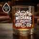 Szklanka Do Whisky Dla Mechanika Prezent Dla Mężczyzny: Mechanik Po Godzinach Szklanka Do Whisky Dla Mechanika Prezent Dla Mężczyzny: Mechanik Po Godzinach