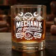 Szklanka Do Whisky Dla Mechanika Prezent Dla Mężczyzny: Mechanik Po Godzinach Szklanka Do Whisky Dla Mechanika Prezent Dla Mężczyzny: Mechanik Po Godzinach