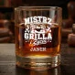 Szklanki Do Whisky z Grawerem Na Dzień Taty Prezent Dla Taty Mężczyzny: Mistrz Grilla I Życia
