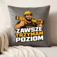 Poduszka Dekoracyjna Dla Budowlańca Prezent Dla Mężczyzny: Zawsze Trzymam Poziom Poduszka Dekoracyjna Dla Budowlańca Prezent Dla Mężczyzny: Zawsze Trzymam Poziom
