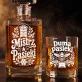 Zestaw Do Whisky Dla Pszczelarza Prezent Dla Mężczyzny: Mistrz Pasieki