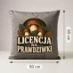 Poduszka Dekoracyjna Dla Grzybiarza Prezent Dla Mężczyzny: Licencja Na Prawdziwki Poduszka Dekoracyjna Dla Grzybiarza Prezent Dla Mężczyzny: Licencja Na Prawdziwki