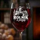 Kieliszek Do Wina Dla Rolnika Prezent Dla Mężczyzny: Rolnik Z Pasją Kieliszek Do Wina Dla Rolnika Prezent Dla Mężczyzny: Rolnik Z Pasją
