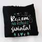 Razem na koniec świata - Bluza męska czarna z kapturem