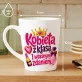 Kubek Z Nadrukiem Na Imieniny Prezent Dla Kobiety: Kobieta Z Klasą Kubek Z Nadrukiem Na Imieniny Prezent Dla Kobiety: Kobieta Z Klasą