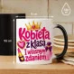 Kubek Z Nadrukiem Na Imieniny Prezent Dla Kobiety: Kobieta Z Klasą Kubek Z Nadrukiem Na Imieniny Prezent Dla Kobiety: Kobieta Z Klasą