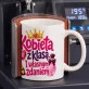Kubek Z Nadrukiem Na Imieniny Prezent Dla Kobiety: Kobieta Z Klasą Kubek Z Nadrukiem Na Imieniny Prezent Dla Kobiety: Kobieta Z Klasą